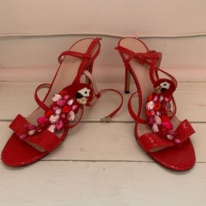 Kate Spade Idalou Parrot Heels size 9